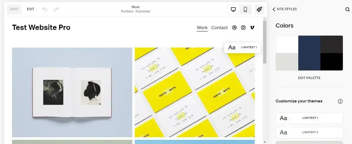 Squarespace Editor