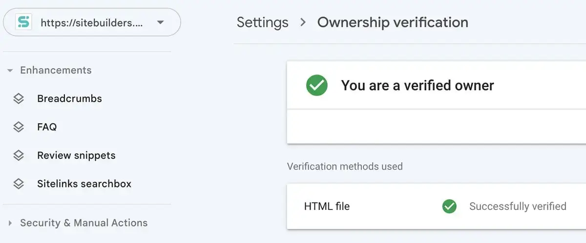 How To Upload an HTML Verification File