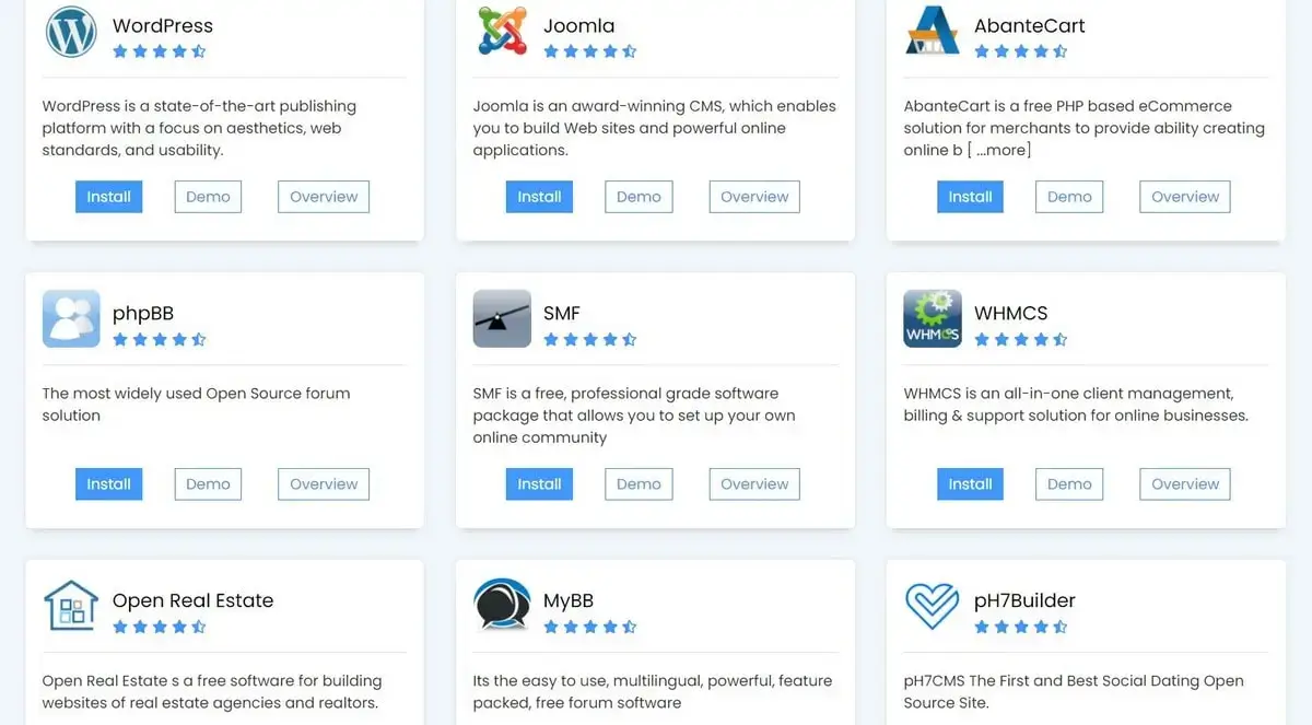 One-Click Installations