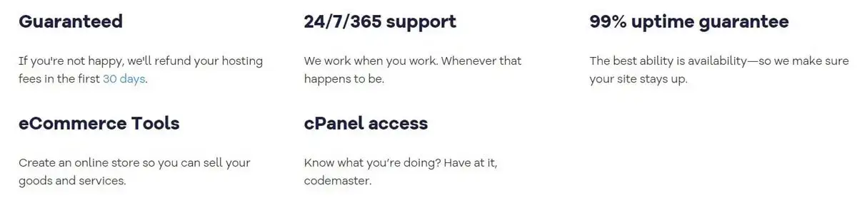 Shared hosting works best for small businesses
