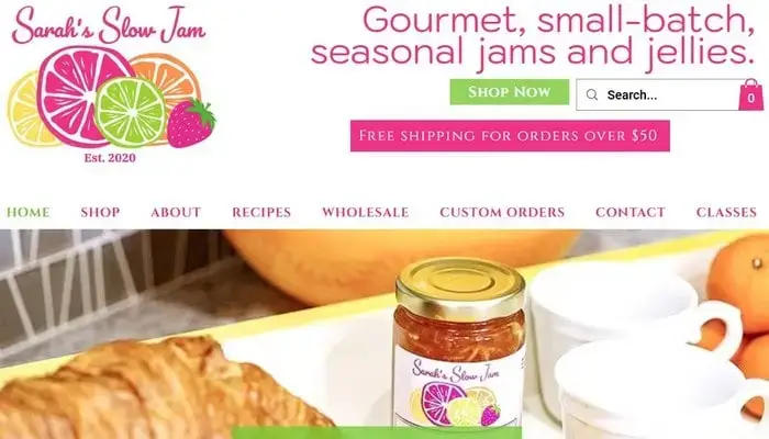 sarahsslowjam.com