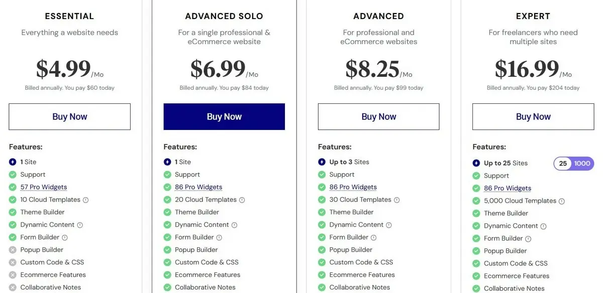 Elementor-Pricing