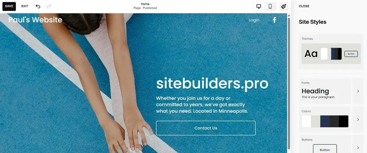 Squarespace-Edit Website