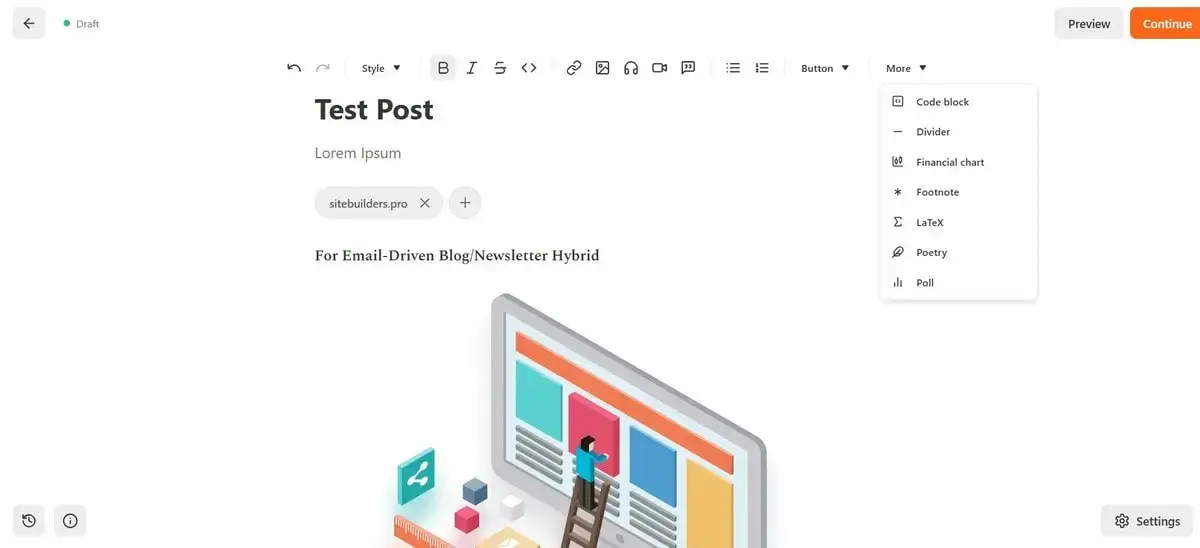 Substack-New Post