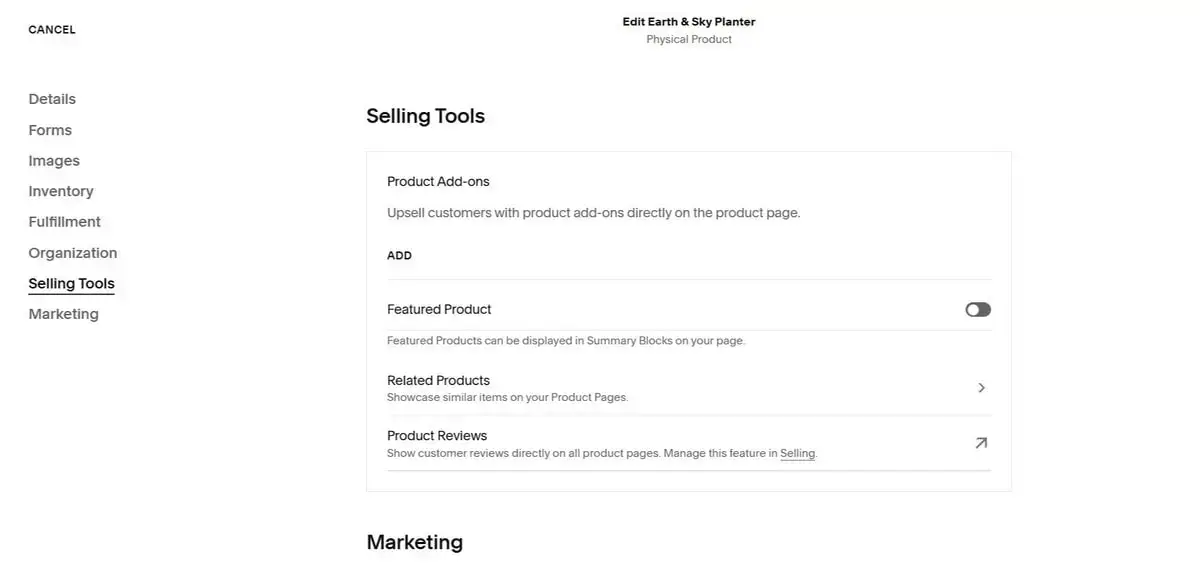 Squarespace - eCommerce